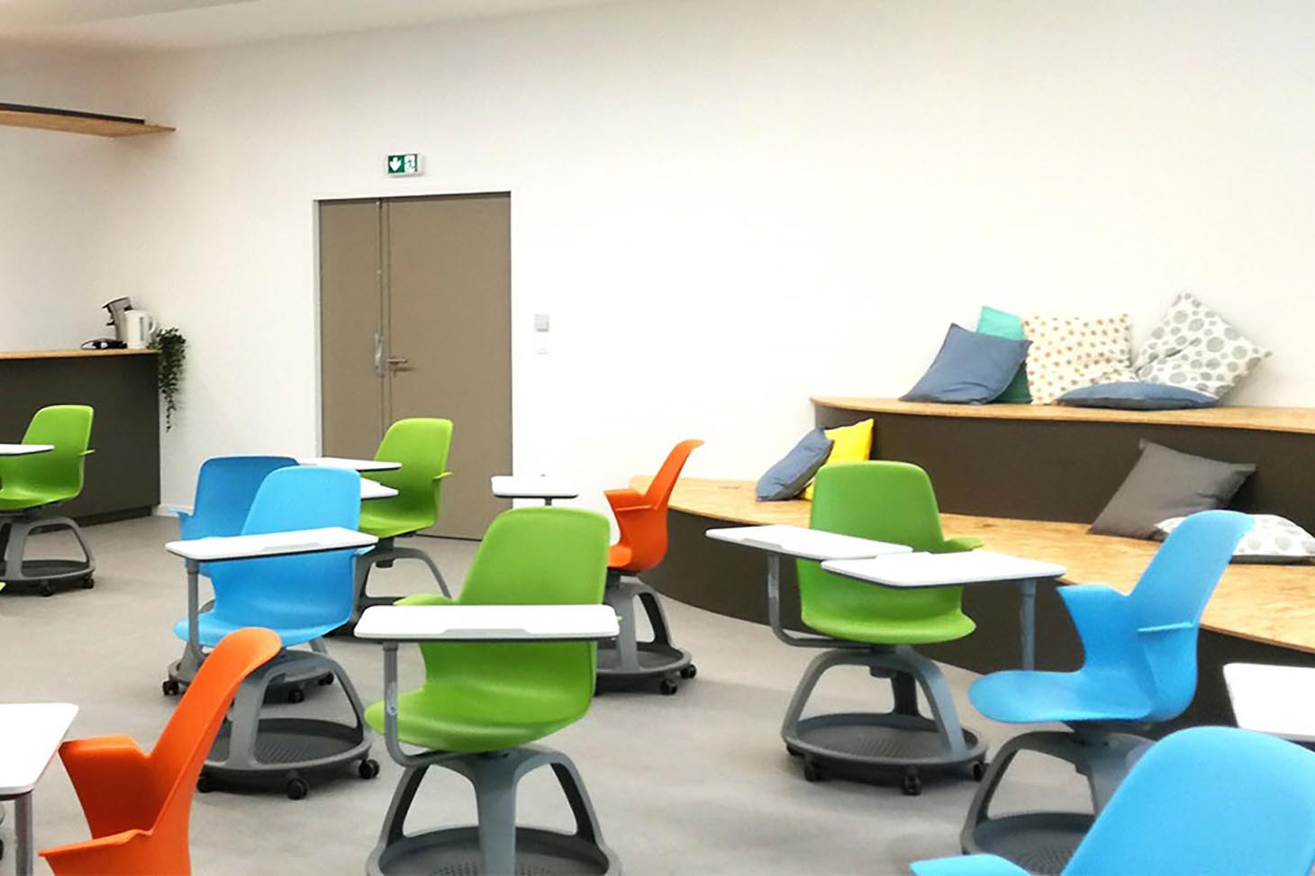 Photo de la salle de pédagogie active