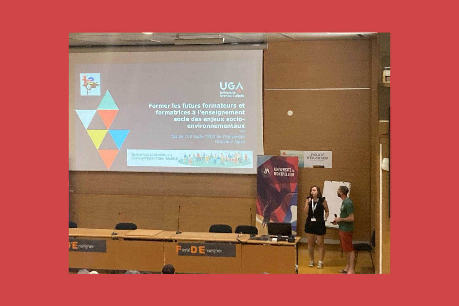 Photo prise lors de la présentation de TEDS au colloque CEESES
