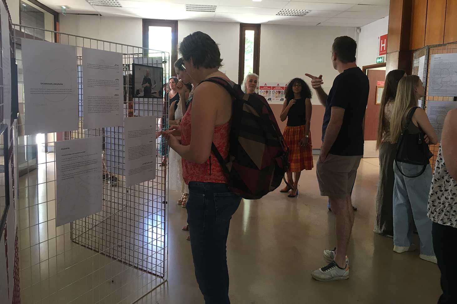 Remise des diplômes du DU Passerelle au CUEF avec l'exposition photographique réalisée dans le cadre d'un CPP avec le CAP