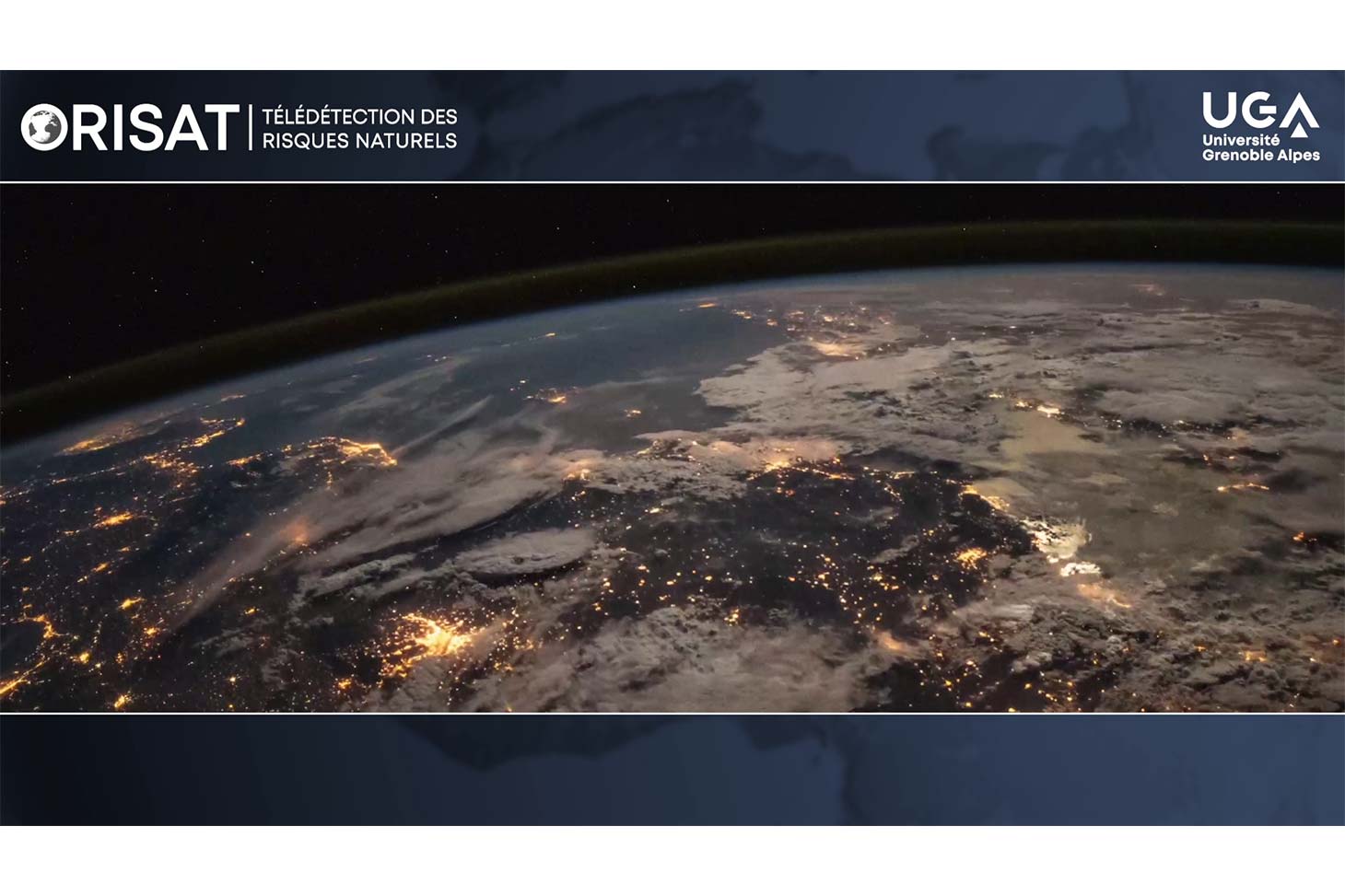 Visuel tiré du teaser du MOOC télédétection des risques naturels ORISAT